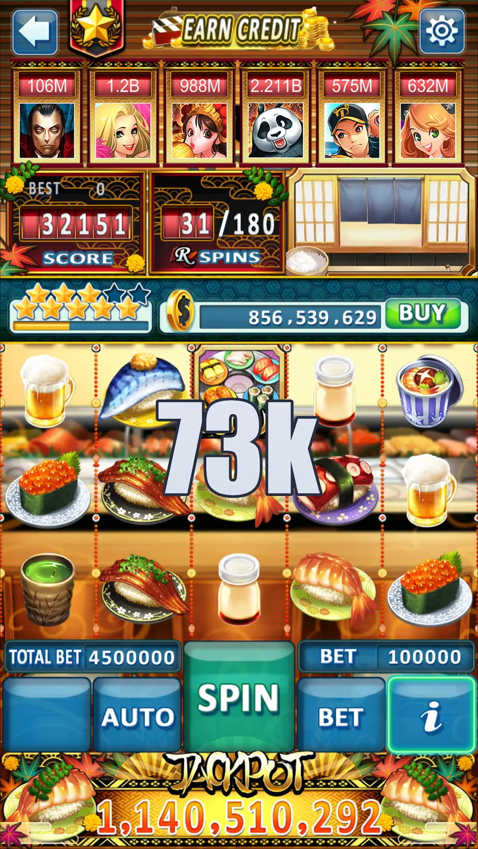 73k Masuk
